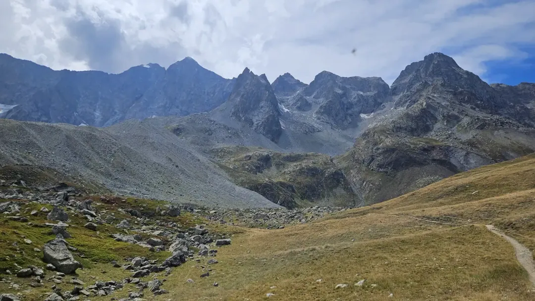Montée du col d'Arsine