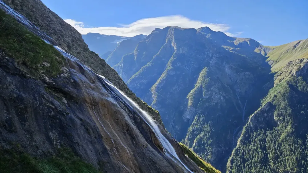 Descente vers Mizoën